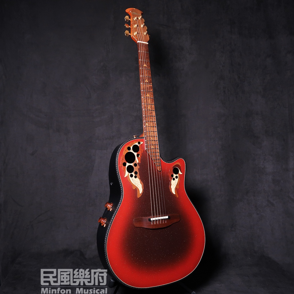 Ovation Adamas 1581-2 限量復刻版 頂級碳纖維圓背吉他 傳奇葡萄孔設計 吉他中的鑽石【民風樂府】