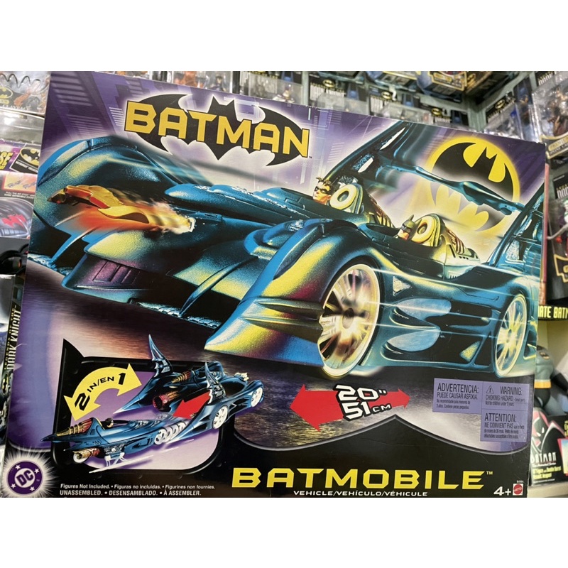2003 美泰兒 蝙蝠車 蝙蝠俠 Mattel Batmobile Batman 全新未拆