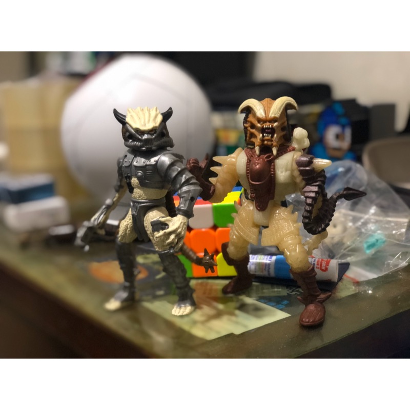 終極戰士 異形戰場 PREDATOR 夜光 蓄光 KENNER 絕版 老玩具  公仔  可動 人偶 老物 絕版