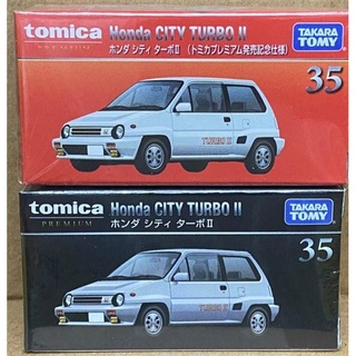 多美小汽車 TOMICA premium PRM NO.35 本田CITY Turbo ll 一般+初回 35