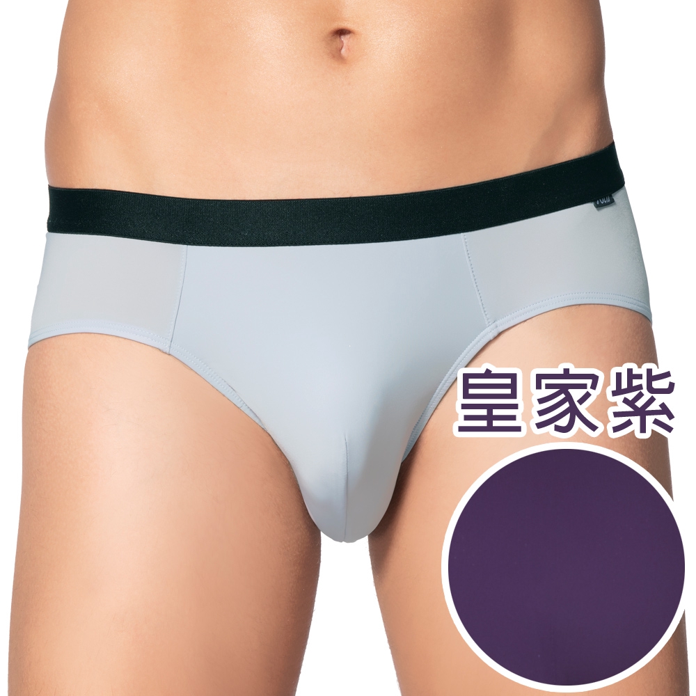 SOLIS 天之膠子系列M-XXL素面貼身三角男褲(皇家紫)