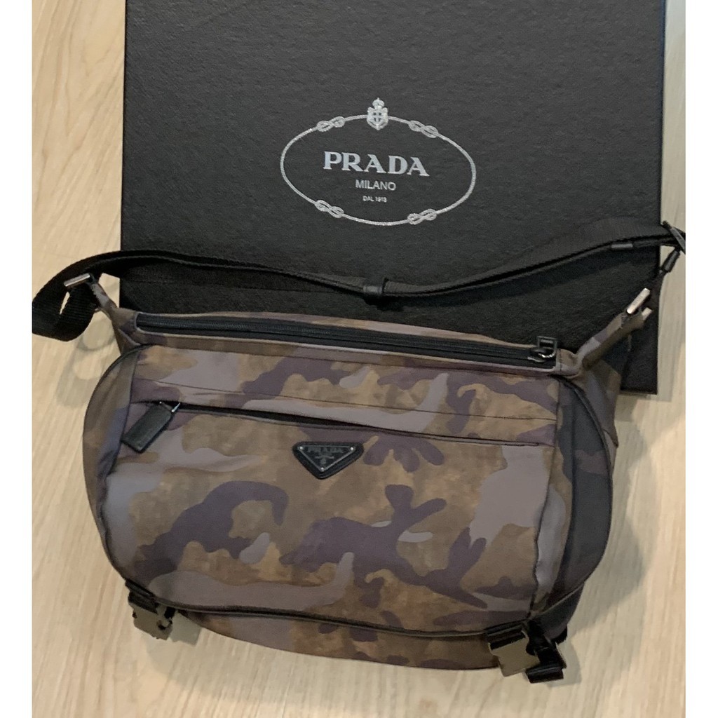 正品PRADA 尼龍腰包BELT BAG 斜背包胸口包 