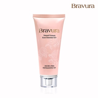 【Bravura 柏薇菈】玫瑰精油去角質凝膠(100ml) (效期至2026/7/11)｜玫瑰精油 去角質 天然萃取