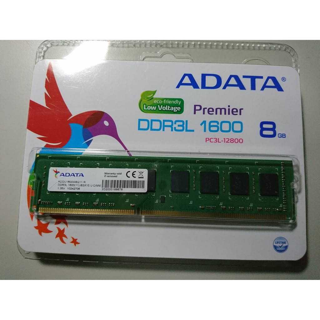 威剛 ADATA DDR3L 1600 8G 桌上型SO-DIMM 記憶體 Ram