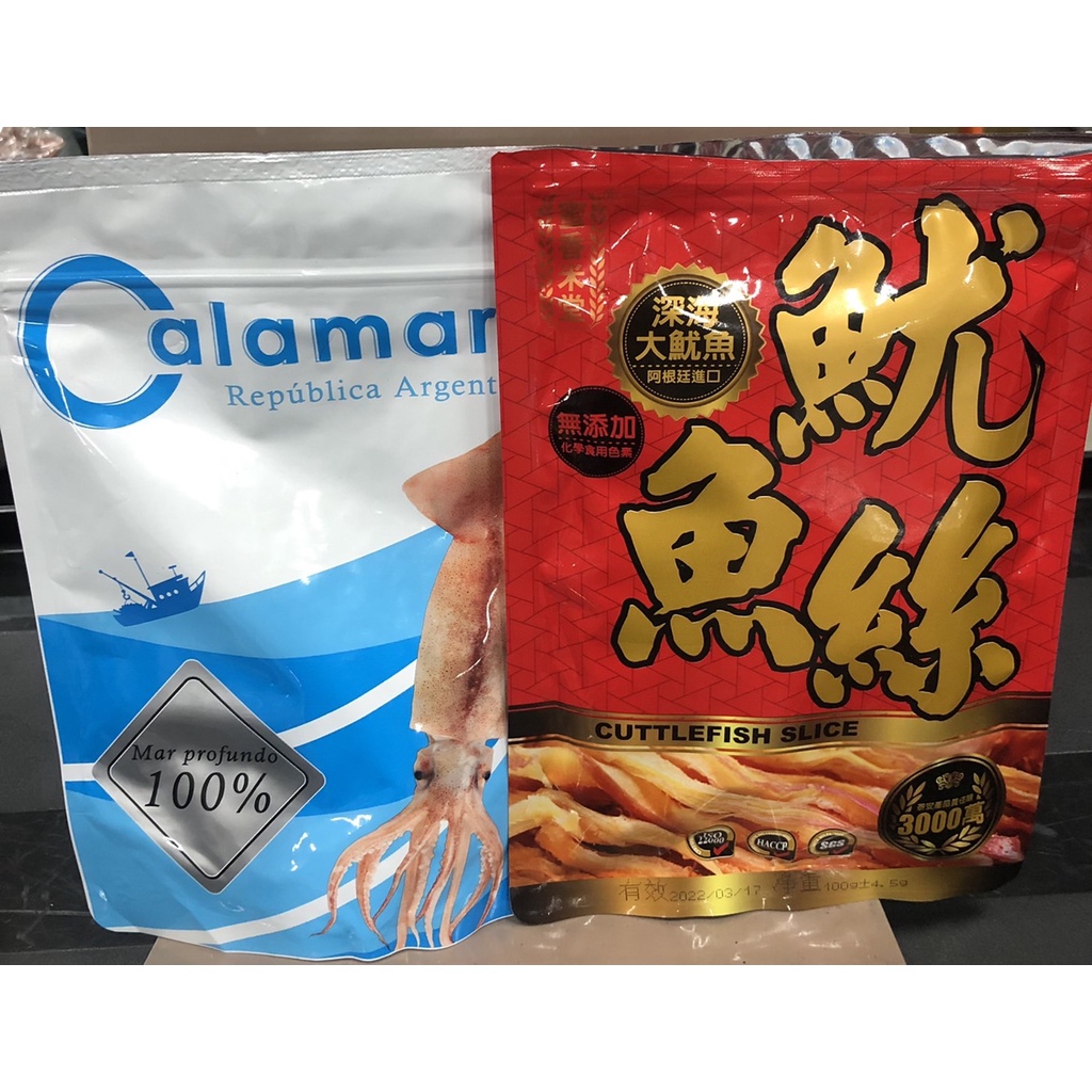 現貨 楠哥哥 阿根廷 魷魚絲 魷魚條 每包 100g Calamar 深海野生手撕魷魚條 同款