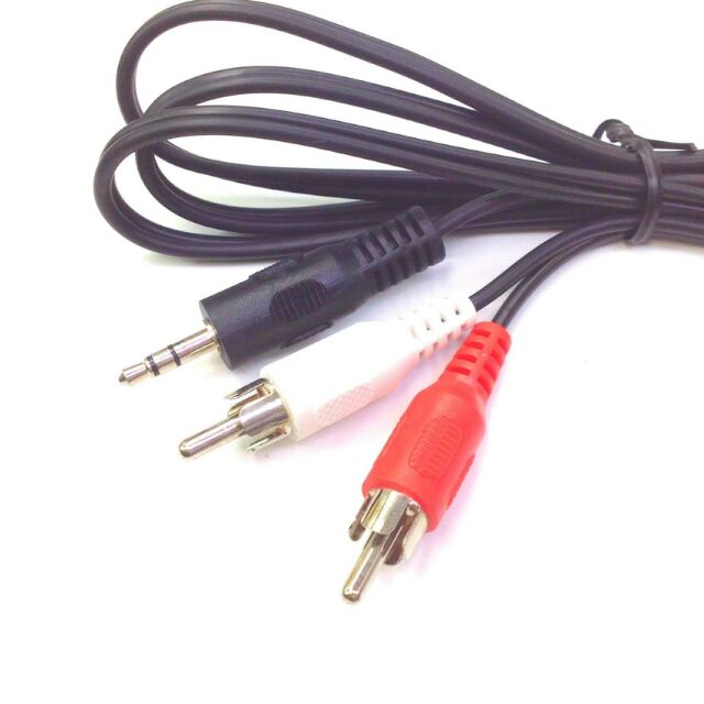 3.5mm立體頭-2RCA 音源線 AUX 耳機線 音響線 喇叭線 3.5立體-RCA(AV)線