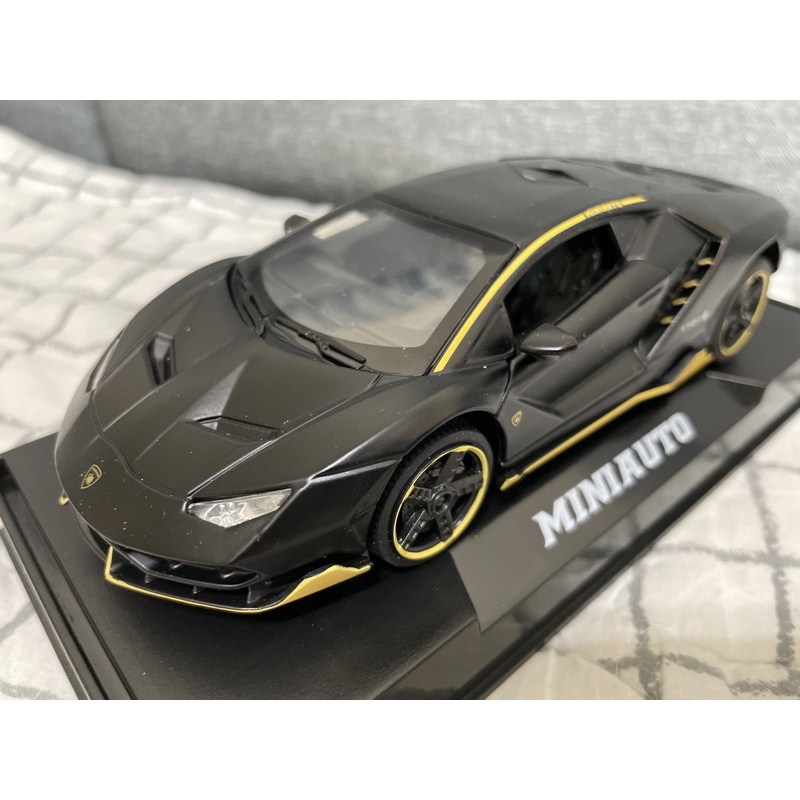 [現貨在台]  建元車模 1:32 藍寶堅尼Lamborghini LP770-4 合金聲光迴力模型車