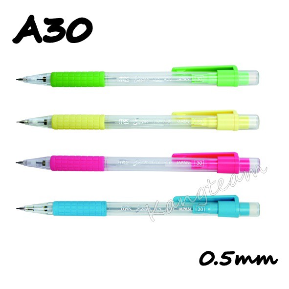 MBS萬事捷 A-30 EDITOR自動鉛筆 0.5mm 粉紅/藍/綠/黃〔顏色隨機出貨 需指定請私訊〕