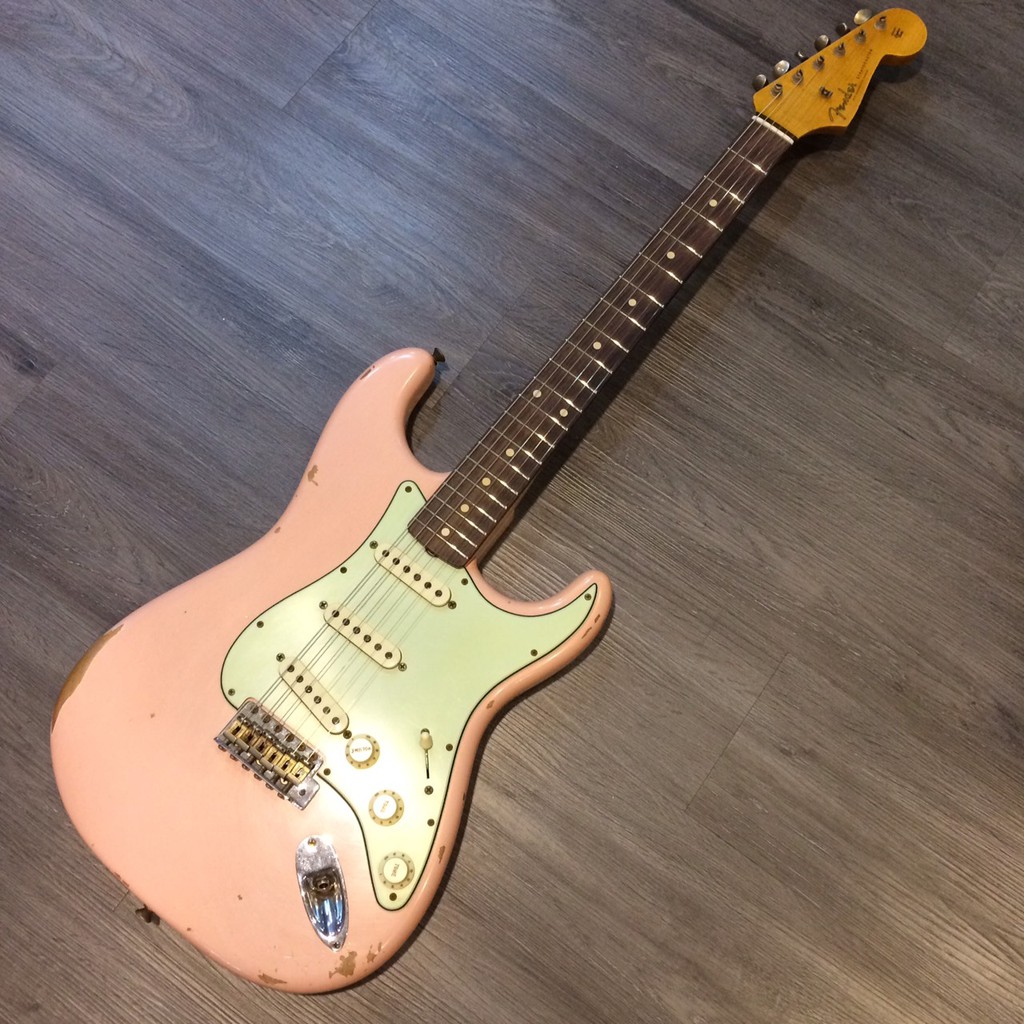 Fender custom shop 1960 strat relic Namm 限量版 全台僅一隻（粉色）【宛伶樂器】