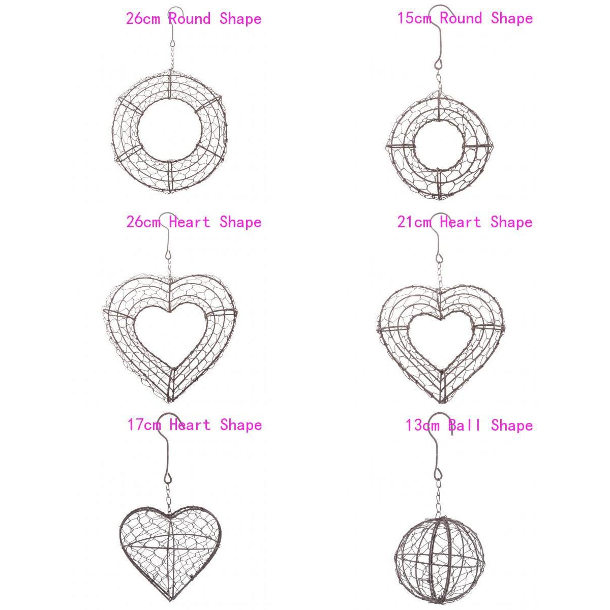 Hot 26cm鐵線花圈架多肉盆栽植物架 蝦皮購物