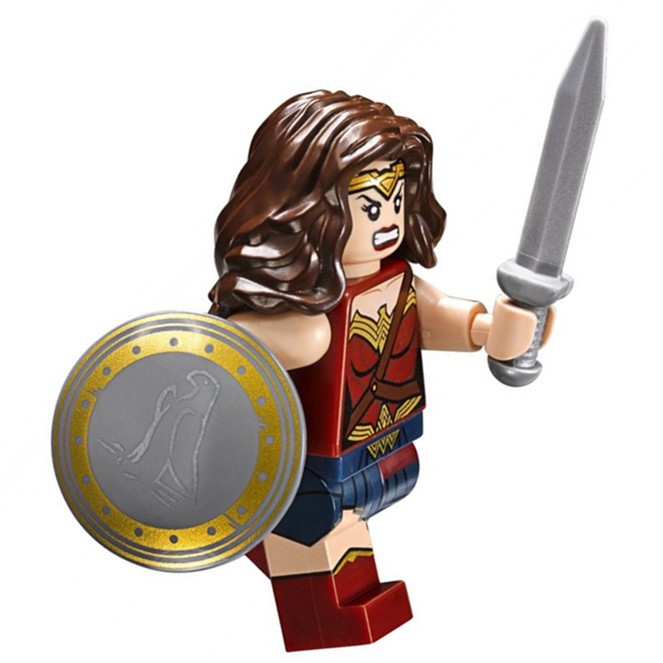 LEGO 樂高 超級英雄人偶 神奇女侠  sh221  含武器盾牌 76046 絕版
