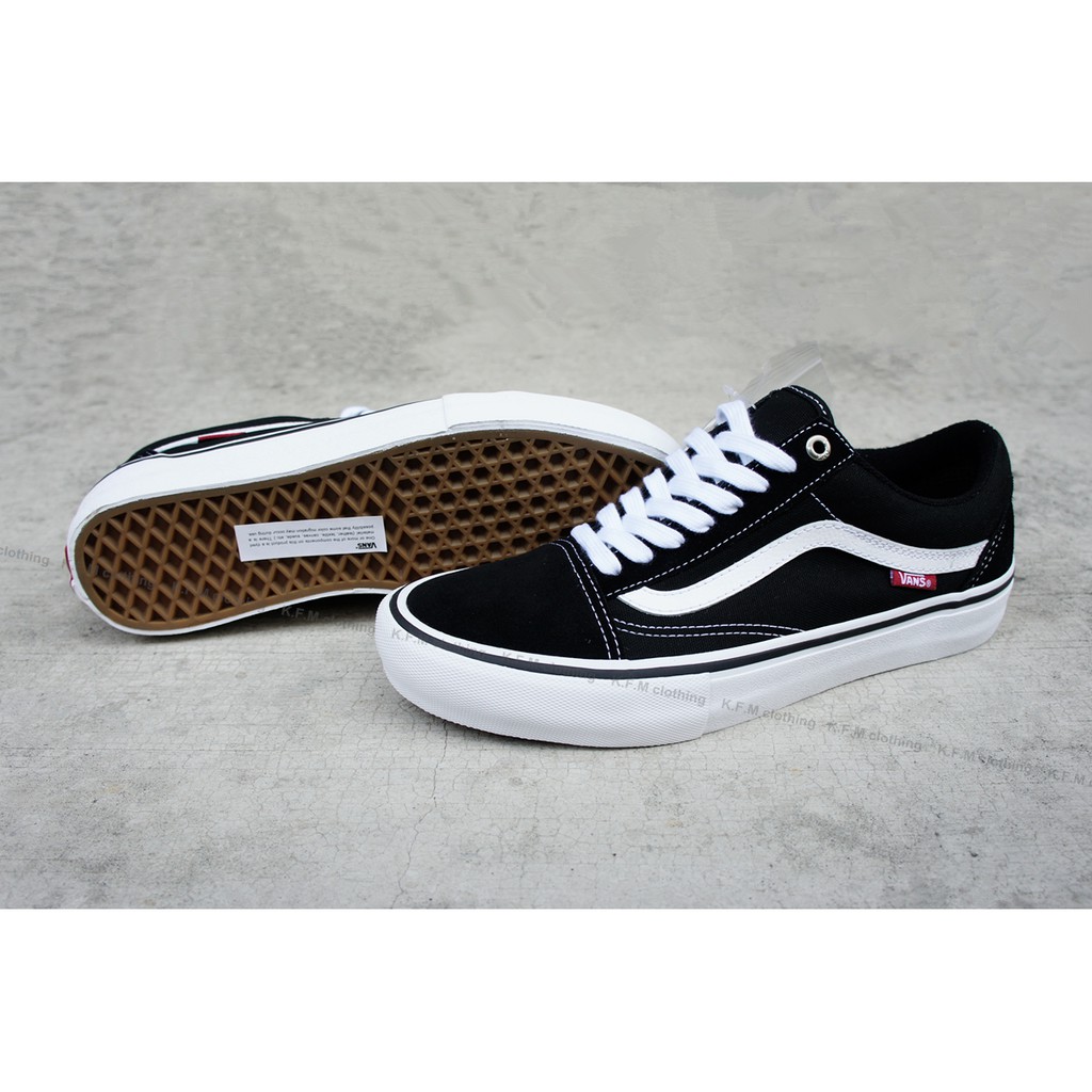 vans old skool pro bw