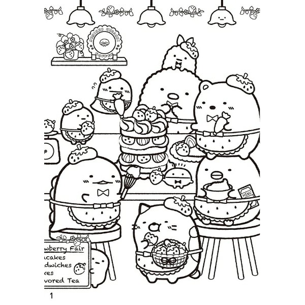 角落生物sumikko Gurashi著色本描圖本繪本兒童畫畫繪畫著色本正版進口 蝦皮購物
