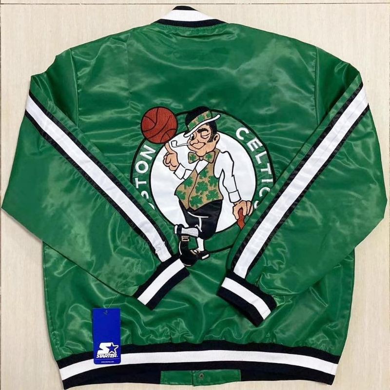 正版 STARTER BOSTON 塞爾提克 棒球外套 夾克 NBA 嘻哈 饒舌 美版 尺寸S