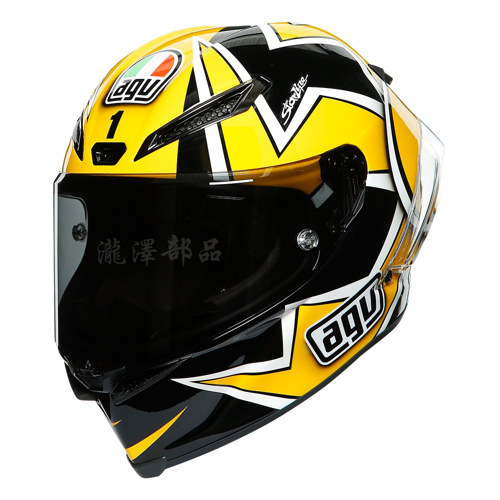 瀧澤部品 義大利 AGV PISTA GP RR 全罩安全帽 LAGUNA SECA 2005 碳纖維 全球限量 贈墨片