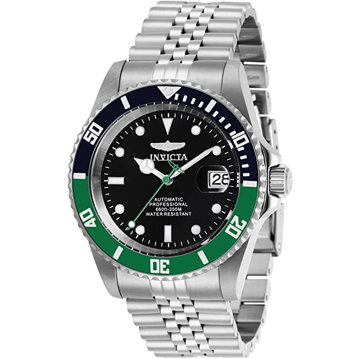 台灣一年保固新英威塔Invicta 29177 Pro Diver潛水機械錶日本NH35A機芯男士錶不鏽鋼錶帶男錶手錶
