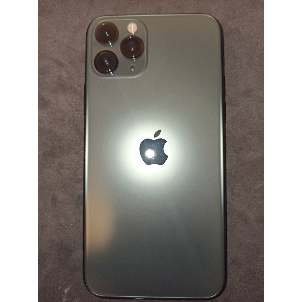 Apple iPhone 11 Pro 夜幕綠 256G 5.8吋 電池健康度89% Face ID故障非原廠面板瑕疵機