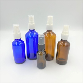 玻璃噴瓶 精油噴瓶 分裝瓶 香水噴瓶 酒精噴瓶 化妝水瓶 隨手瓶 噴霧瓶 茶色瓶 透明瓶 藍色瓶 SPA 美容