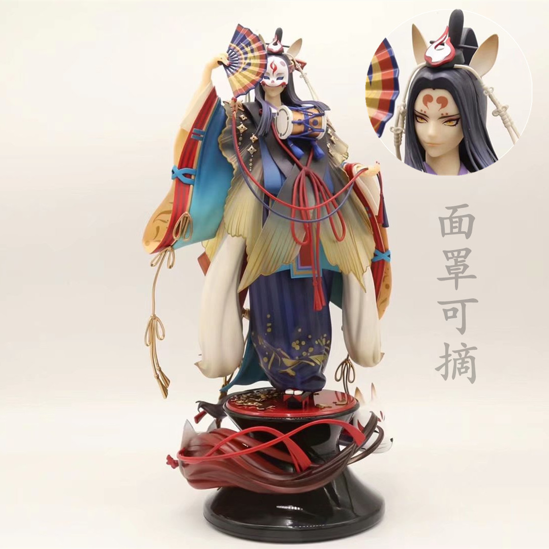 模型工廠 陰陽師ssr 玉藻前優質版手辦模型盒裝擺件雕像公仔人偶 蝦皮購物