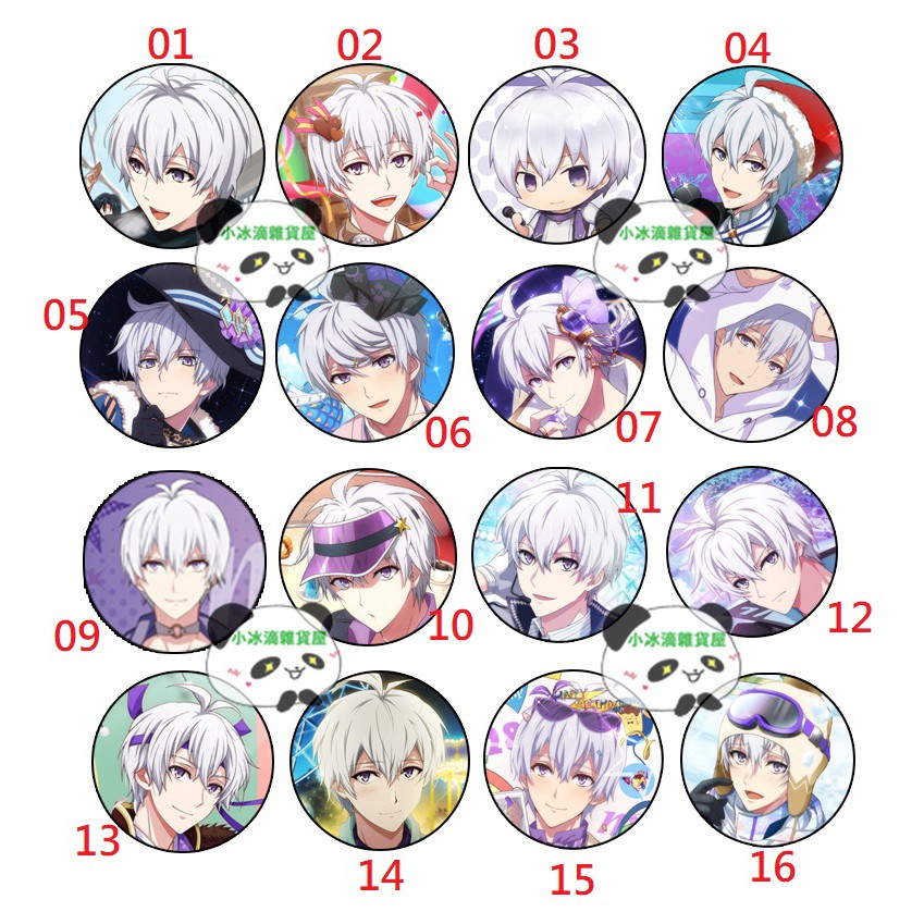 客製 訂製 徽章 IDOLiSH7 和泉一織 和泉三月 四葉環 逢坂壯五 七瀨陸 八乙女樂 九条天 百 千