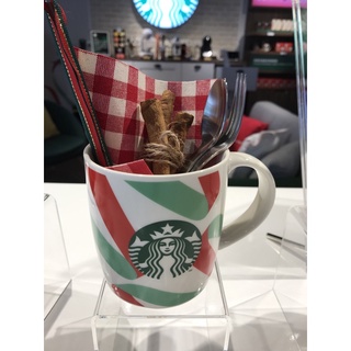 臺灣現貨 正品 (Starbucks)星巴克 馬克杯 聖誕限定款 彩色370ml