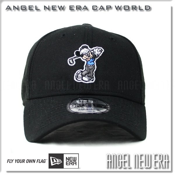 NEW ERA 米奇高爾夫帽 黑