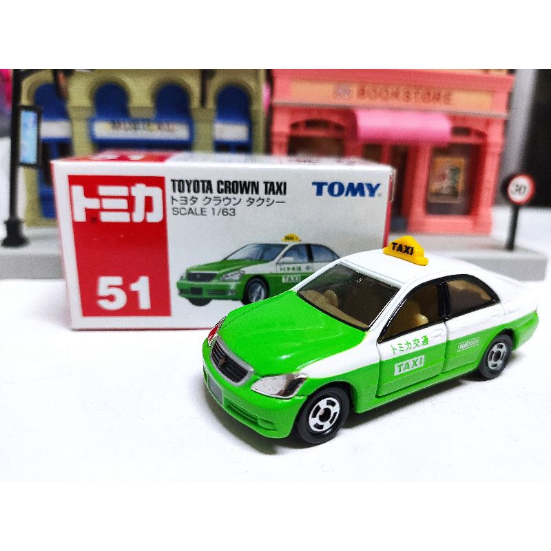 Tomica 舊藍標 No.51 絕版 51 豐田 皇冠 Toyota Crown Taxi 計程車