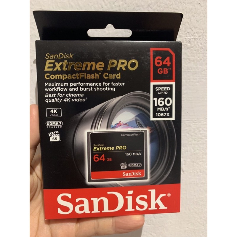 全新商品 Sandisk Extreme PRO 64GB CF 1067X 160MB/s 64G [公司貨]