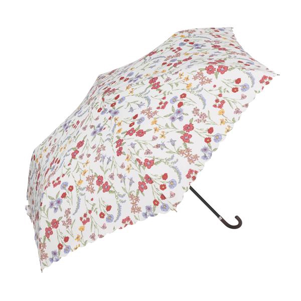 because Umbrella 雨傘/ Botanical Flower Mini/ White 誠品eslite