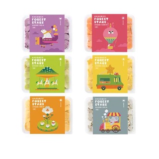 森林麵食 森林星星麵200g 無鹽 副食品 寶寶麵【WAGAMAMA】