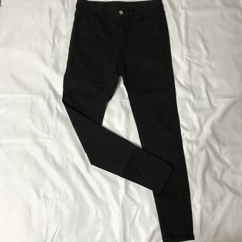 CHUU -5kg Jeans vol.36 黑色緊身牛仔長褲