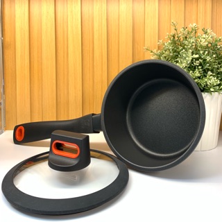 貝卡 黑鑽陶瓷健康鍋系列 單柄附蓋湯鍋