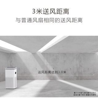 適配小米空氣淨化器1/pro/4pro/2/2s/3/4純淨風無葉風扇家用PM2.5
