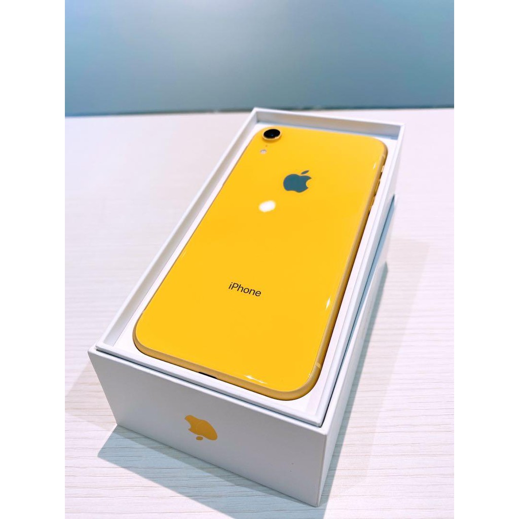 Tsc 現貨 二手蘋果apple Iphonexr 128g 黃6 1吋中古機二手外觀無傷9 9成新 蝦皮購物