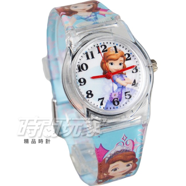 Disney 迪士尼 D蘇菲亞小B1 時尚卡通手錶 蘇菲亞 小公主 手錶 數字 女錶【時間玩家】