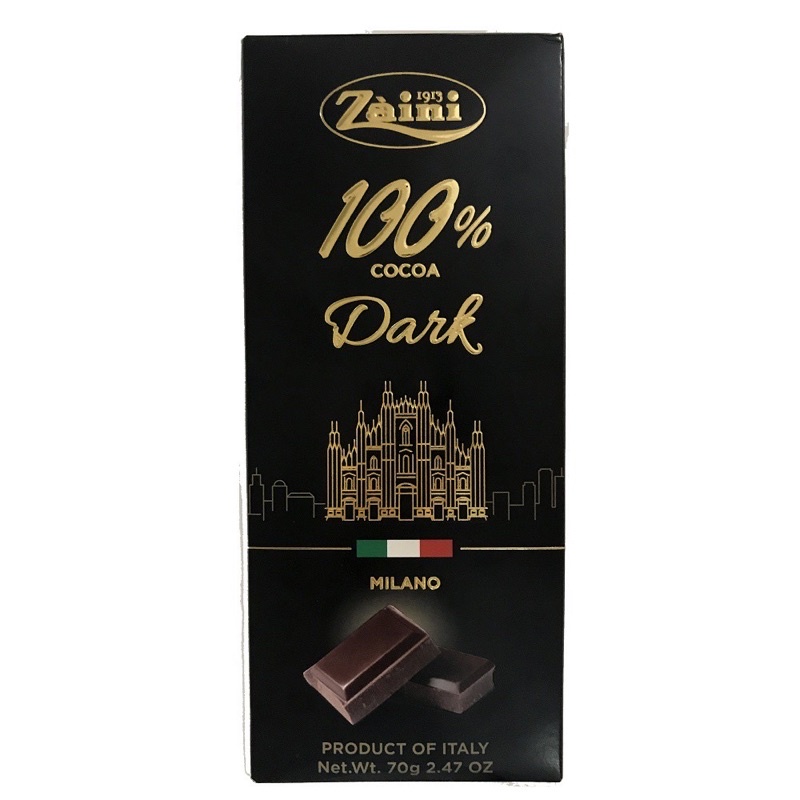 有效期限2021.12.31 義大利 采霓 Zaini 100%純黑巧克力