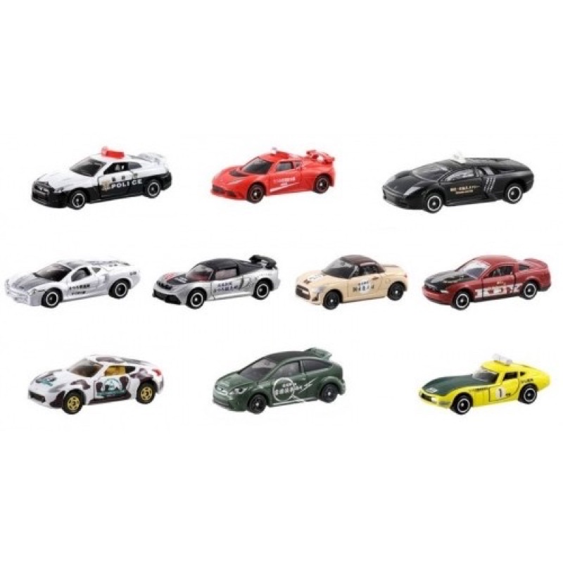 TOMICA 抽抽樂 第20彈 LAMBORGHINI MURCIELAGO 大牛 警車 福特 RS500