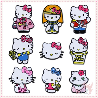 Hello Kitty - 粉絲系列胸針 1 件可愛塗鴉琺瑯背包鈕扣別針徽章