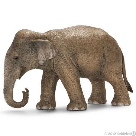 動物模型 Schleich 14654 亞洲母大象 絕版  象