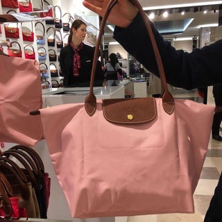 Longchamp Bag【長柄M*L】手提袋購物袋防水可折疊