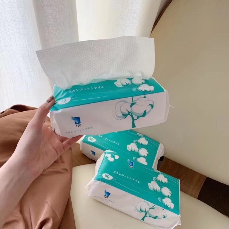 日本 ITO抽取式洗臉巾 乾濕兩用巾 卸妝巾