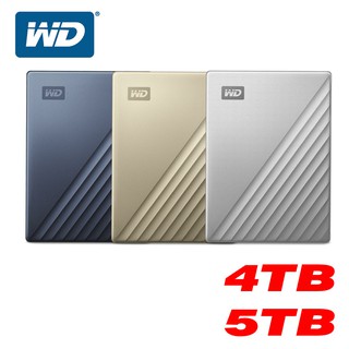 WD My Passport Ultra 2TB 4TB 5TB 2.5吋 USB-C 行動硬碟