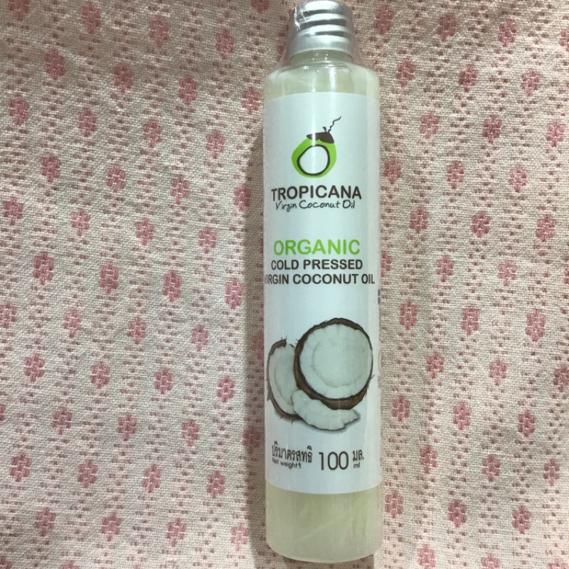 泰國冷壓椰子油Tropicana Oil  100ml可食用／可保養皮膚 秀髪