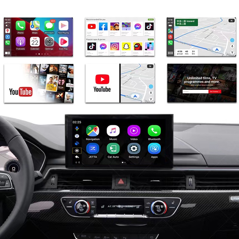 carplay轉安卓系統 支援goole paly商店 自由下載APP 內建GPS 帶HDMI 不止是車盒 也是電視盒子