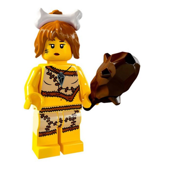 Lego 樂高 8805 五代 Minifigures 人偶抽抽樂 #05 女原始人 Cave Woman