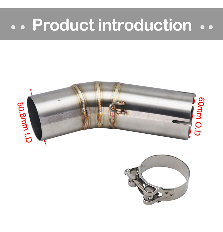 Zsdtrp 中管 用於杜卡迪959 Panigale 摩托車排氣管61mm 中間管 用於原始催化不銹鋼鈦合金 蝦皮購物