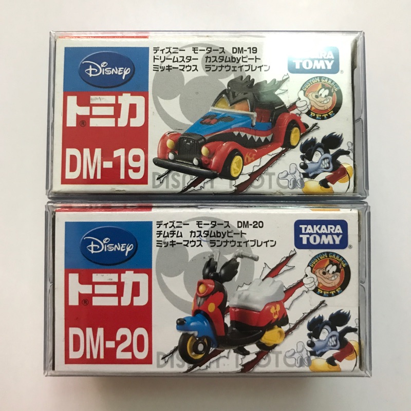 Tomica 迪士尼 瘋狂米奇 汽車 機車 DM-19 DM-20