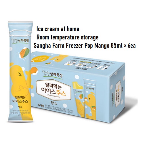[Maeil] Sangha 農場冰櫃流行芒果冰果汁在家 85ml × 6ea