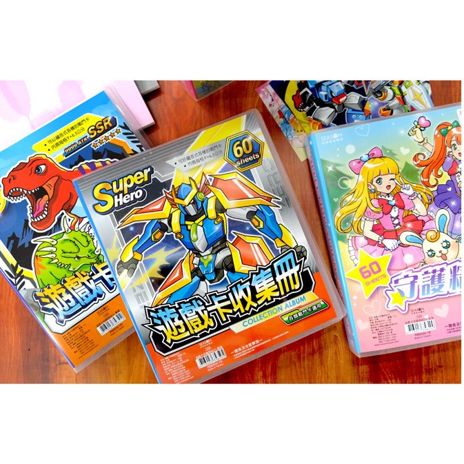 A5/25K 2孔遊戲珍藏冊.收集冊.卡套本( 60入) RB9034