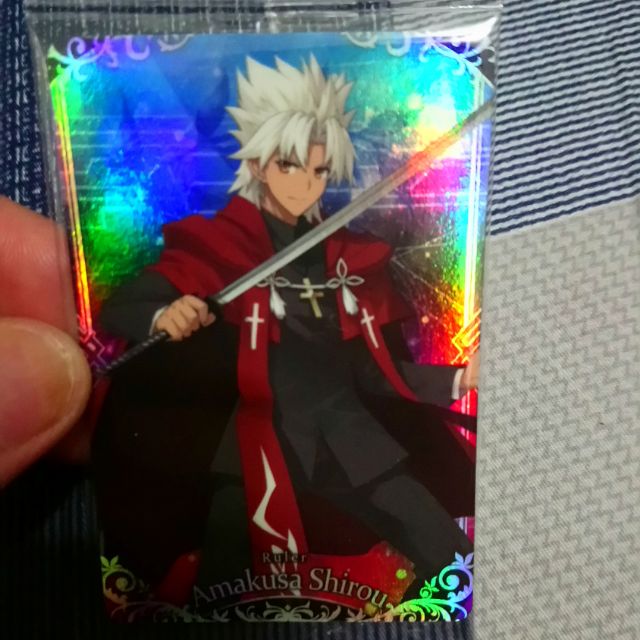 復刻天草fate Grand Order Fgo 食玩威化餅威化餅卡復刻n R Sr Ssr 蝦皮購物
